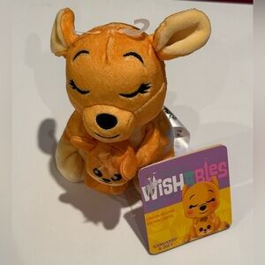 NWT Disney Wishables It's a Small World Series Kangaroo & Joey plush